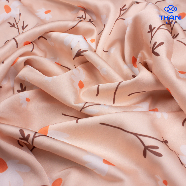 1456. Искусственный шелк. Армани. Цифровая печать. - фото 2