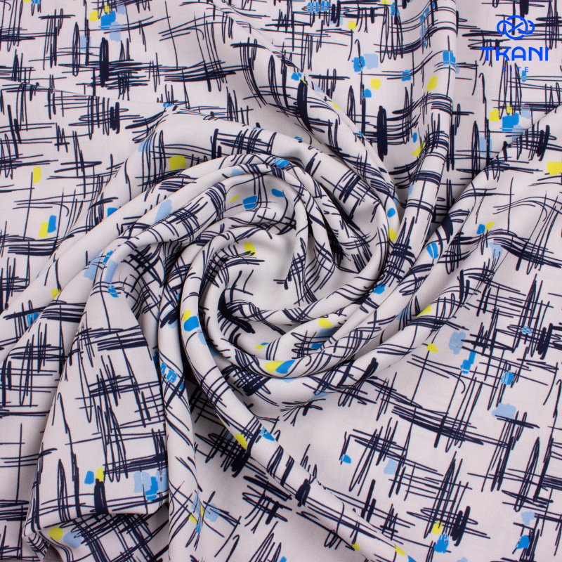 1457. Плательная Ниагара. Суперсофт. Принт.