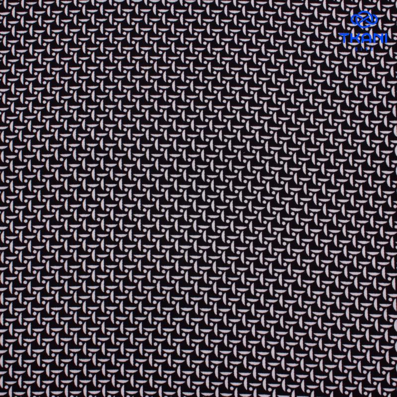 1458. Костюмно-плательная вискоза. Принт.