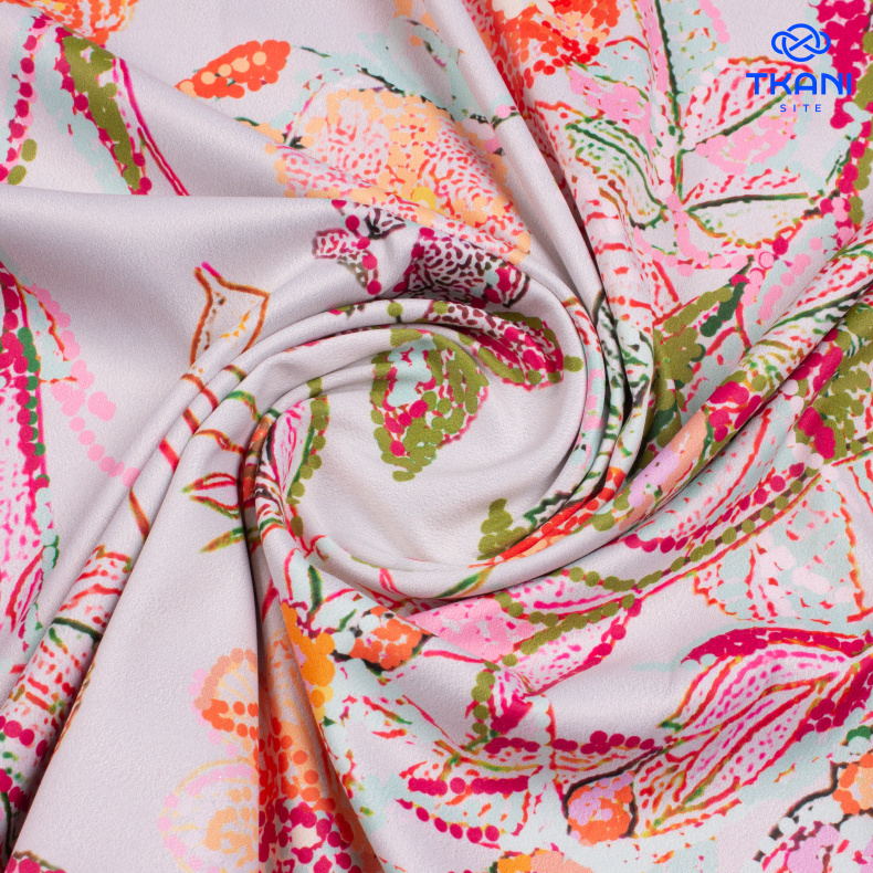 1459. Атлас. Сэндвич. Принт. от Tkani.site