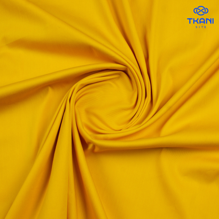 1463.Шлифованный поплин. Желтый.