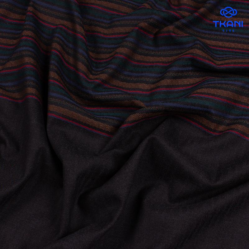 1467. Костюмная поливискоза. Жаккард. В полоску.