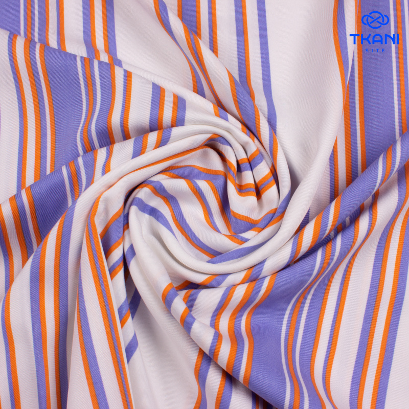 1470. Плательная вискоза с шелком. Принт.