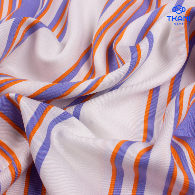 1470. Плательная вискоза с шелком. Принт.