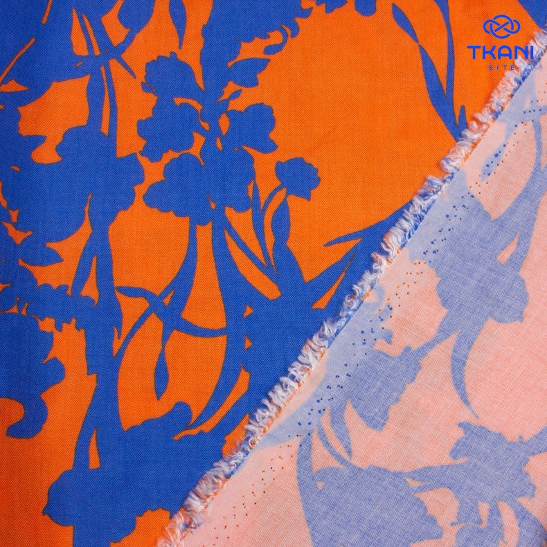 1471. Плательная вискоза с шелком. Принт. от Tkani.site