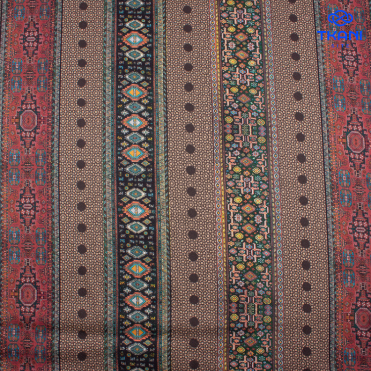 1482. Плательный Атлас. Принт.