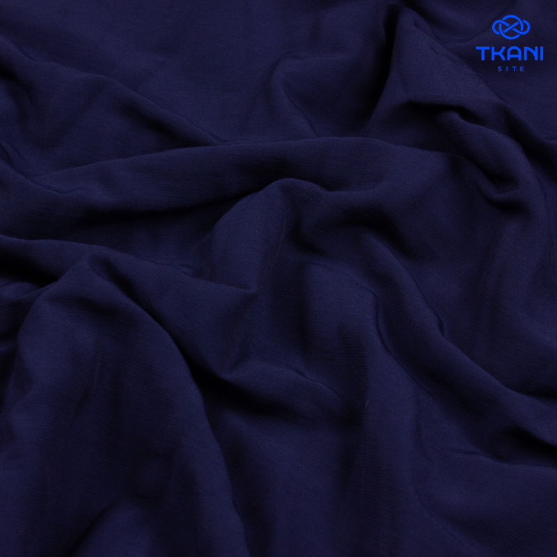 1483. Вискоза с шелком. Темно-синий.