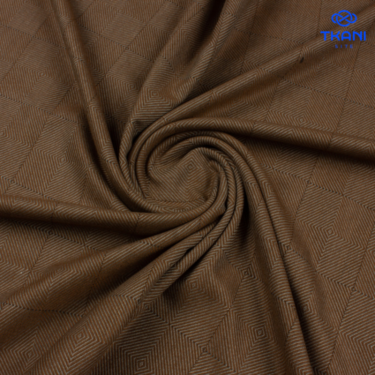 1490. Костюмная поливискоза. Жаккард.