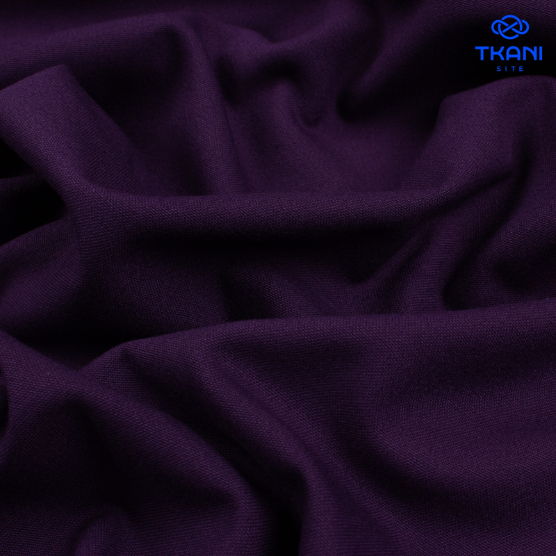 1500. Костюмная поливискоза. Темно-фиолетовый.