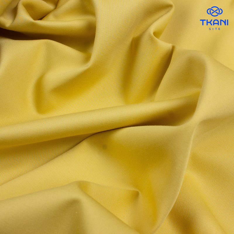 1510. Костюмный хлопок. Люкс. Желтый.