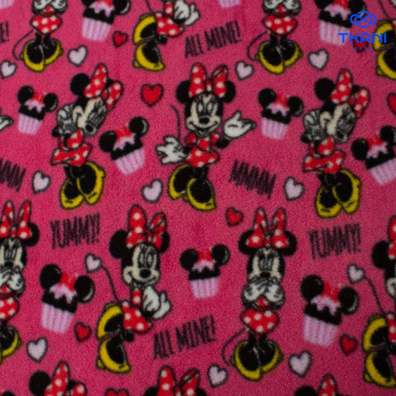 77812. Флис двухсторонний. Принт. Уценка!!! от Tkani.site