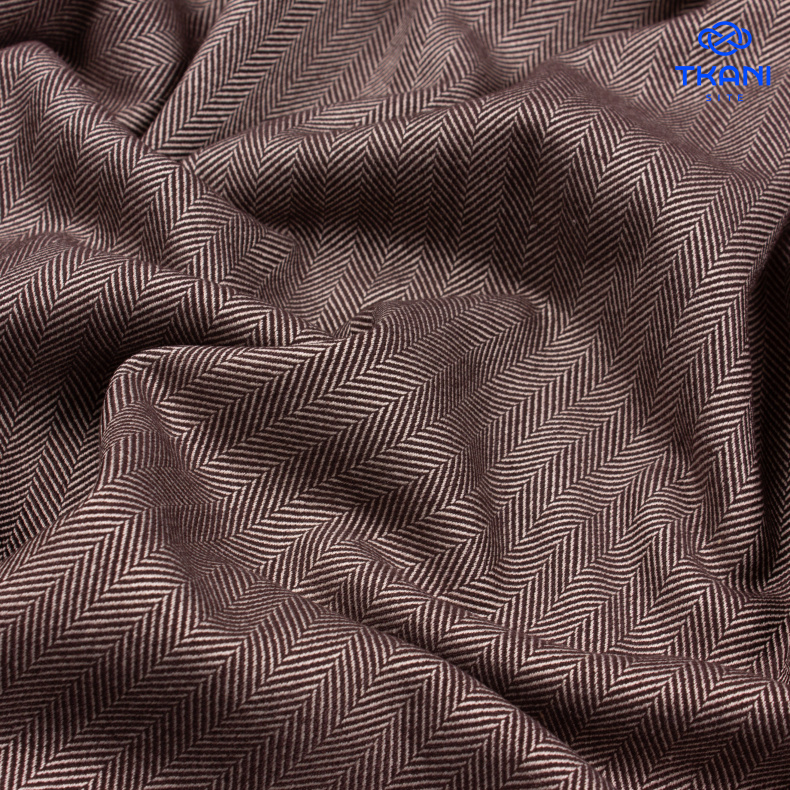 1513. Костюмная поливискоза. В елочку. от Tkani.site