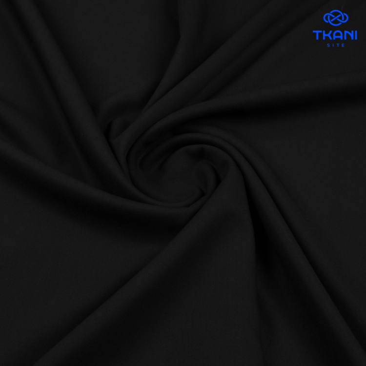 1514. Костюмная поливискоза. Castor. Черно-синий.