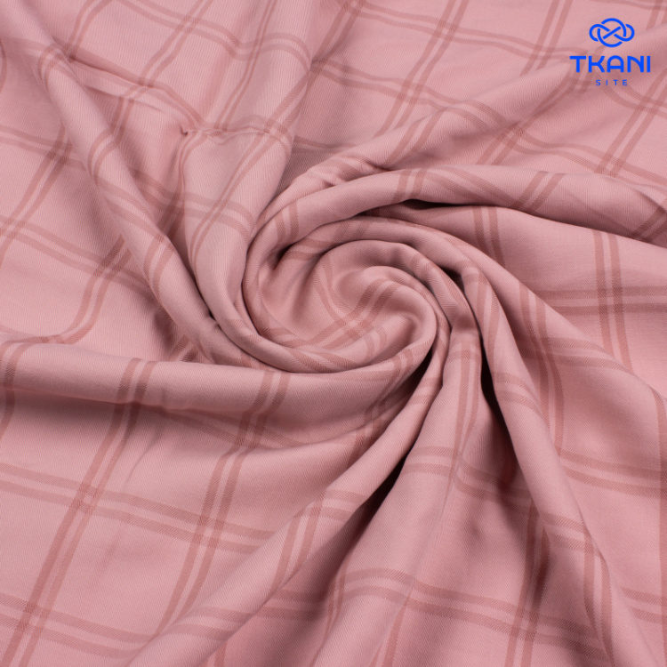 1516. Плательный хлопок. В клетку.