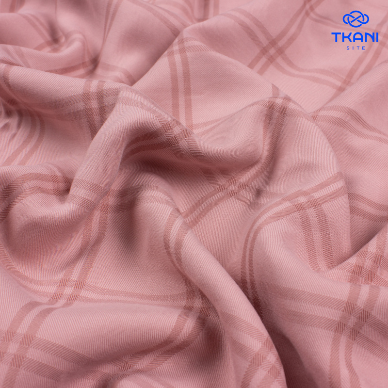 1516. Плательный хлопок. В клетку.