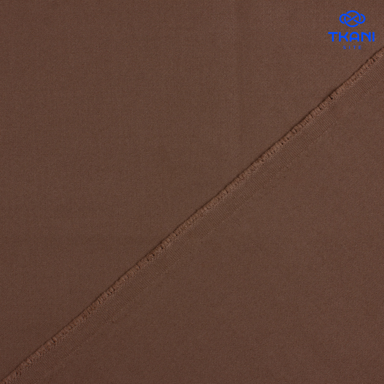 1521. Костюмная поливискоза. Tobacco brown. от Tkani.site