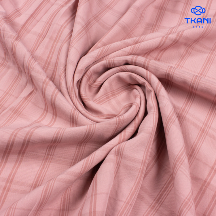 1522. Плательный хлопок. В клетку.