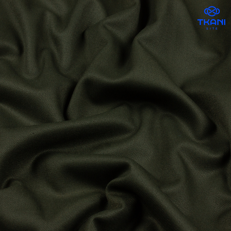 1523. Костюмная поливискоза. Темный лес.