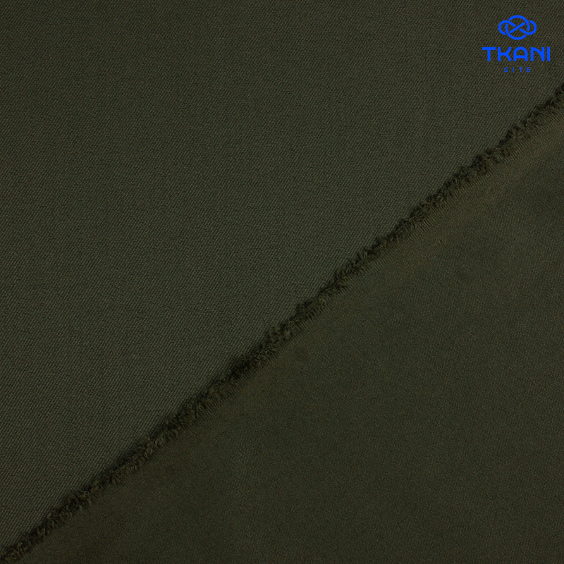 1523. Костюмная поливискоза. Темный лес.