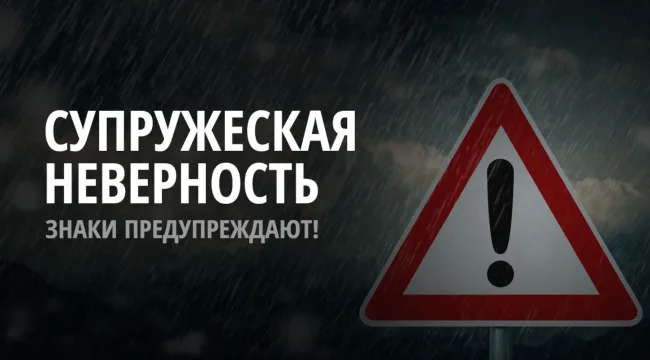 Супружеская неверность не случается внезапно.