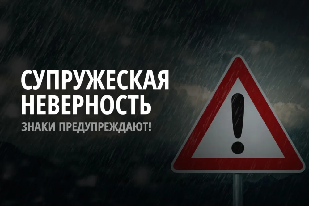 Супружеская неверность не случается внезапно.