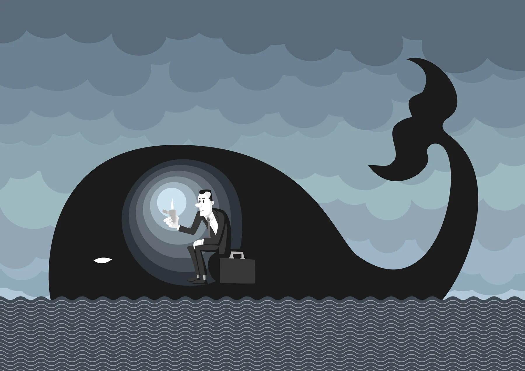 Когда ты находишься в чреве кита