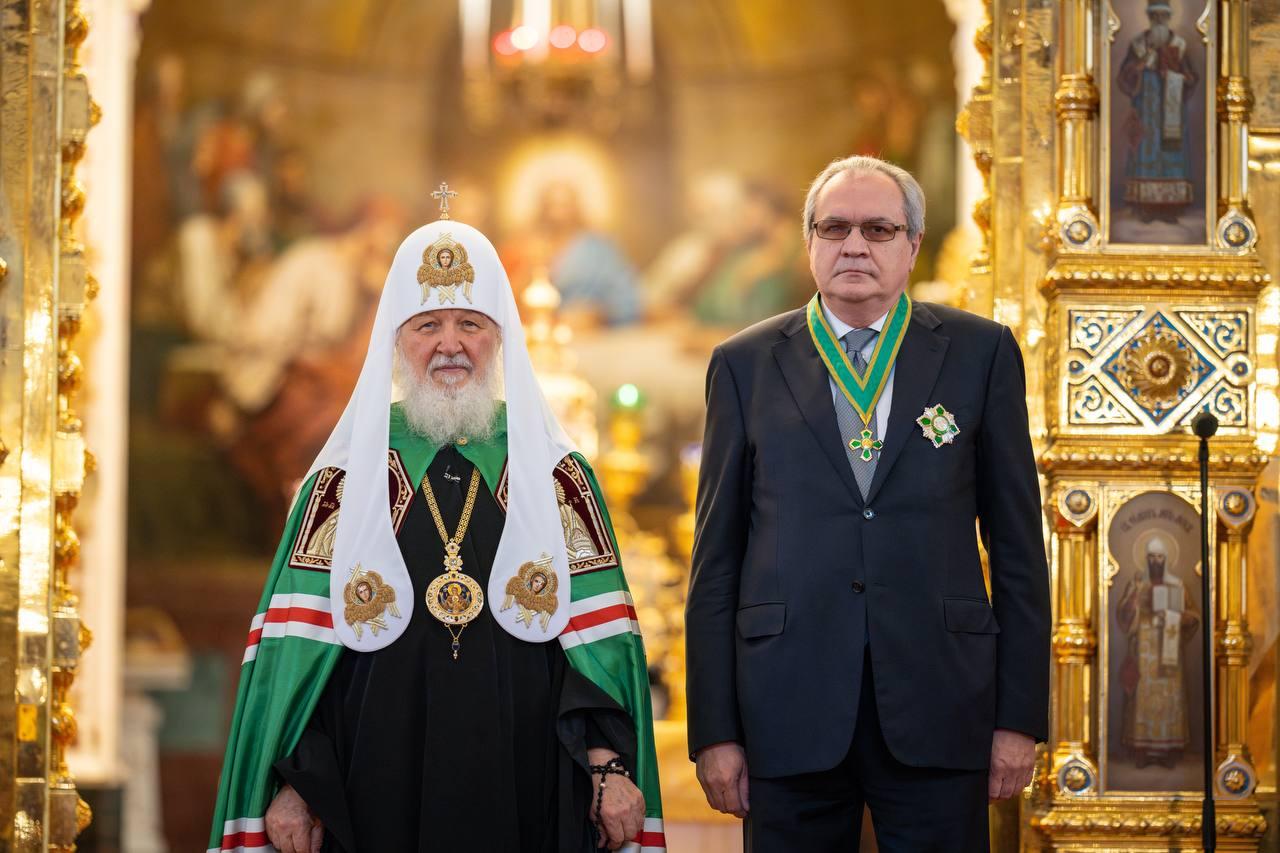 Патриарх Кирилл наградил Москалькову и Фадеева церковными орденами за развитие церковно-государственных отношений