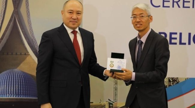 Пастор Андрей Тен получил государственную награду Узбекистана за вклад в развитие толерантности