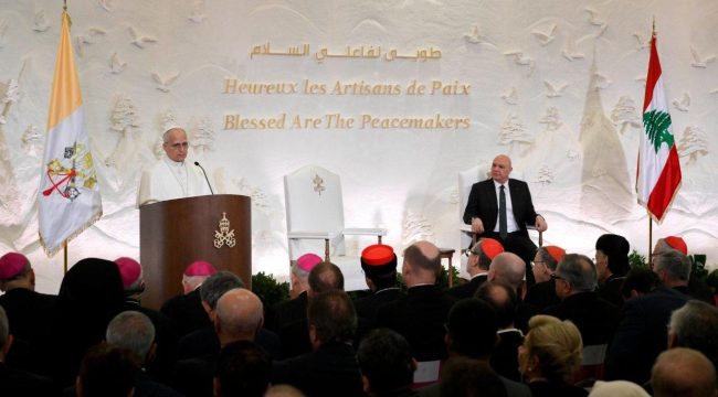 Папа Римский призвал власти Ливана к миростроительству и единству с народом