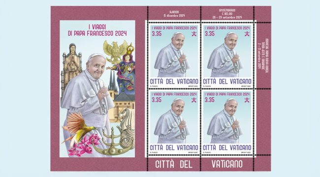Последние марки Ватикана с Папой Франциском: коллекционный выпуск о путешествиях понтифика