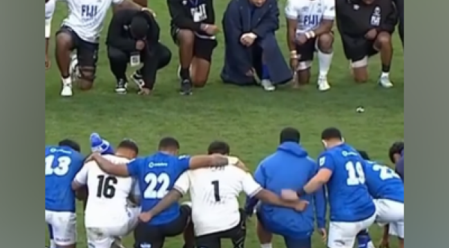 Молитва и хвала на поле: как футболисты Фиджи, Самоа и Тонга демонстрируют свою веру