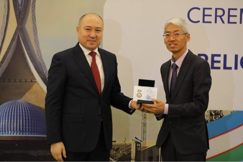 Пастор Андрей Тен получил государственную награду Узбекистана за вклад в развитие толерантности