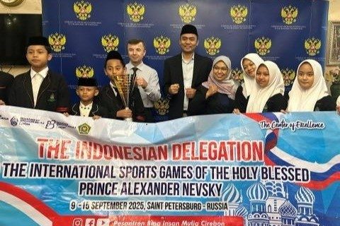 Индонезийские спортсмены получили кубок «За волю к победе» на Международных играх Александра Невского в Санкт-Петербурге