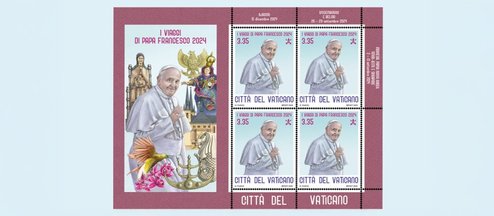 Последние марки Ватикана с Папой Франциском: коллекционный выпуск о путешествиях понтифика