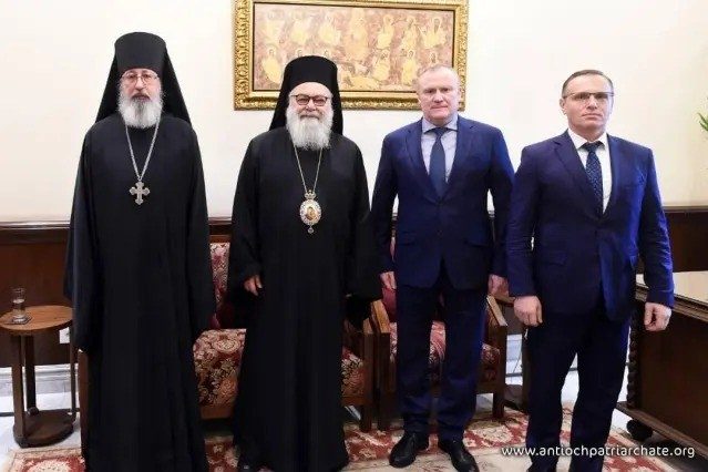 Патриарх Антиохийский Иоанн X встретился с представителем РПЦ в Дамаске и выразил поддержку по Украине