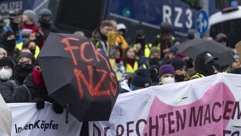 Около 25 000 человек вышли на протесты против АдГ в Гессене