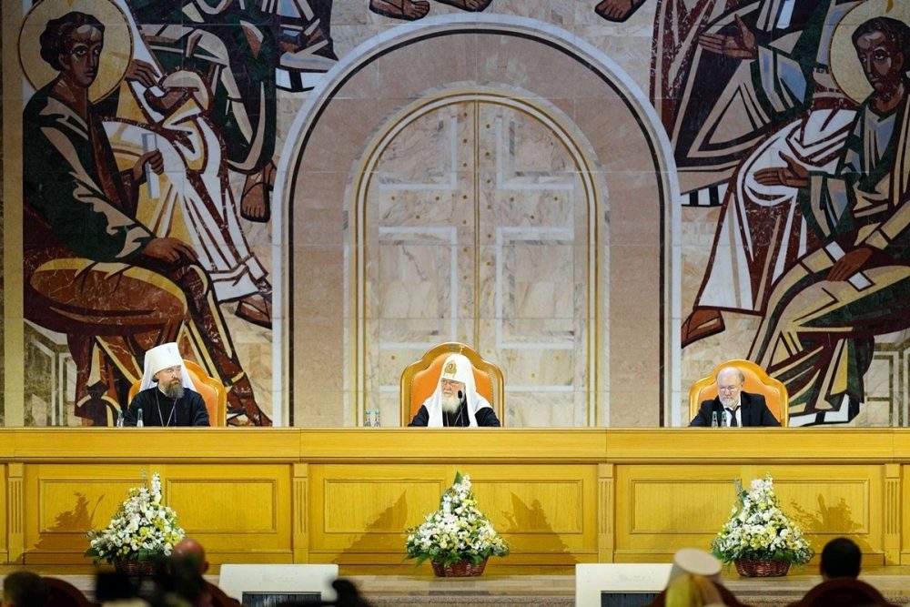 Патриарх Кирилл о духовном смысле Победы и справедливой войне на Всемирном русском соборе