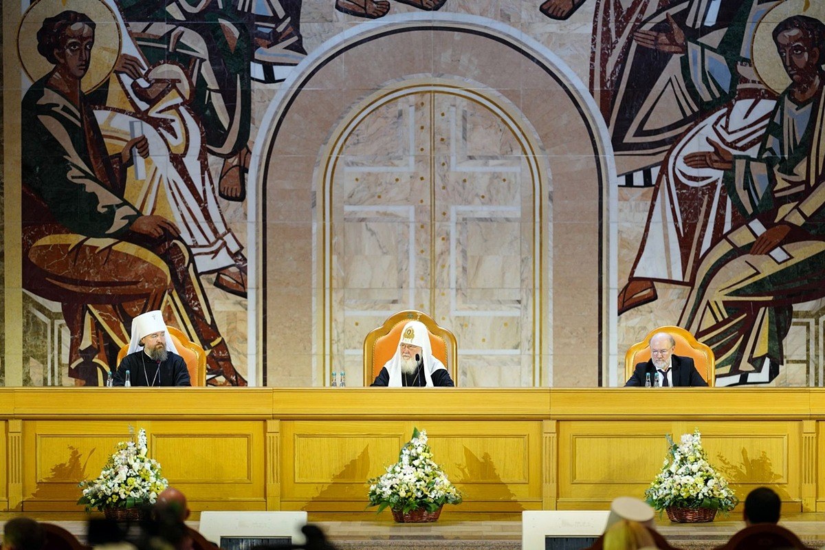 Патриарх Кирилл о духовном смысле Победы и справедливой войне на Всемирном русском соборе