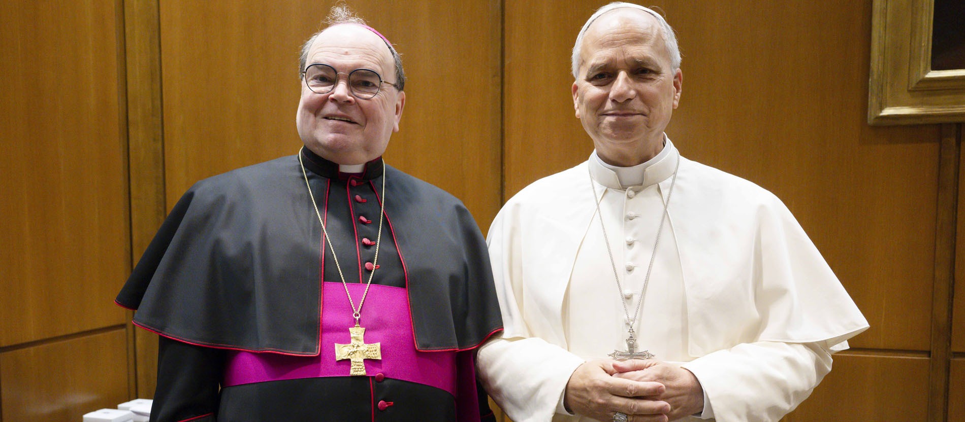 Первая встреча: Папа Лев XIV принял епископа Майера