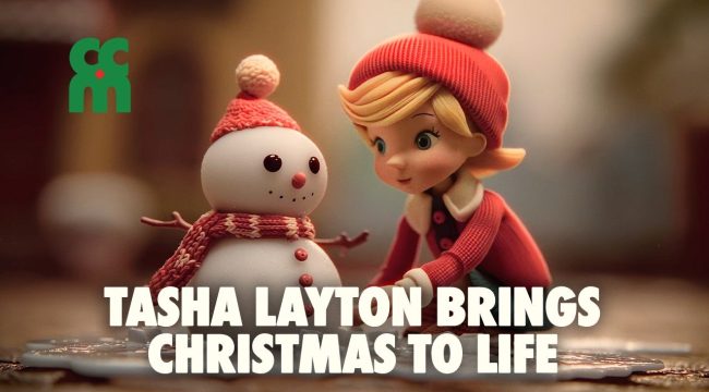 Таша Лейтон выпустила эталонное ретро-видео на рождественскую песню