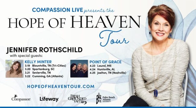 Compassion LIVE представляет тур «Надежда Небес» с Дженнифер Ротшильд и группой Point of Grace