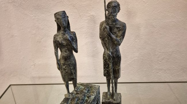 В этом рождественском вертепе можно трогать фигуры руками