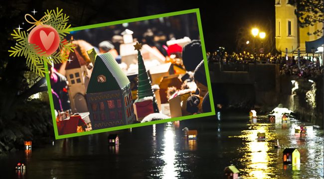 Светлый праздник Луции: как в Баварии отмечают день святой, пуская по реке светящиеся домики