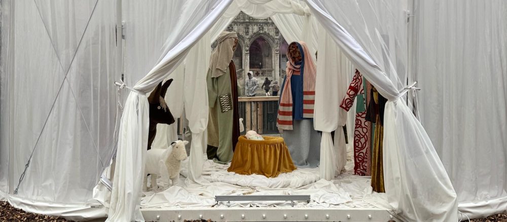 Современный вертеп немецкой художницы вызвал ожесточенные споры в Брюсселе