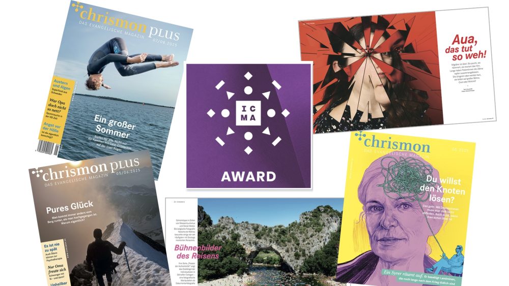 Журнал chrismon завоевал пять наград на международном конкурсе дизайна ICMA