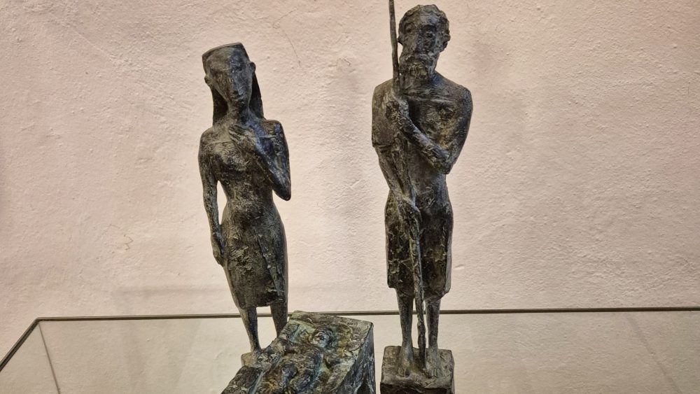 В этом рождественском вертепе можно трогать фигуры руками