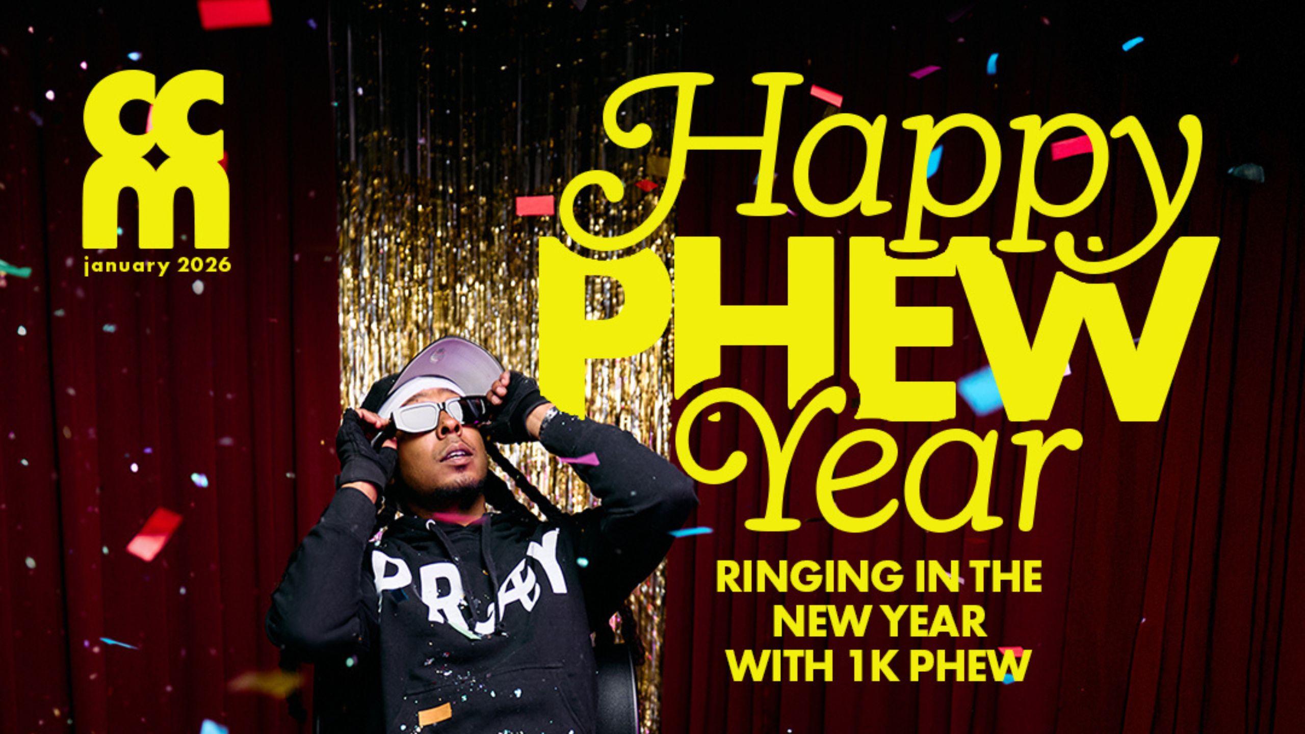 Журнал CCM представляет рэпера 1K Phew с лейбла Reach Records на обложке январского номера