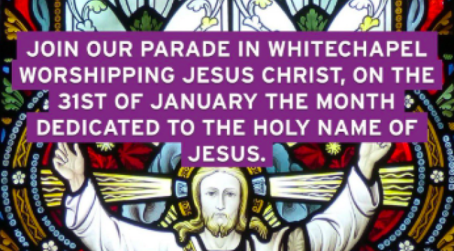 Полиция запретила марш 'Шаг с Иисусом' в мусульманском районе Лондона из-за угрозы насилия