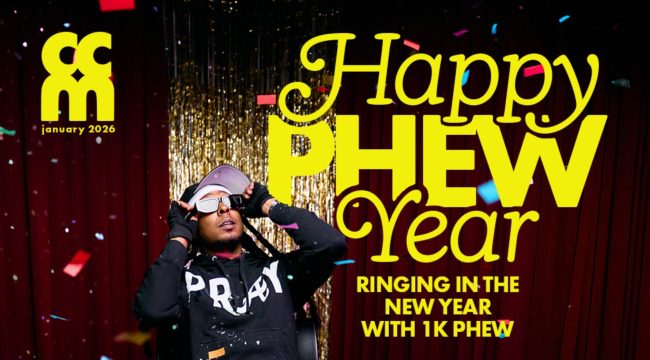 Журнал CCM представляет рэпера 1K Phew с лейбла Reach Records на обложке январского номера