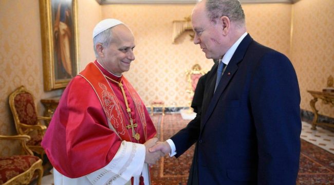 Папа Лев XIV и князь Монако Альбер II обсудили мир, экологию и гуманитарные вопросы